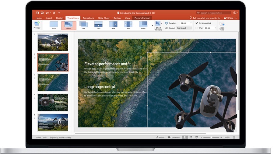 review office 365 for mac 2016